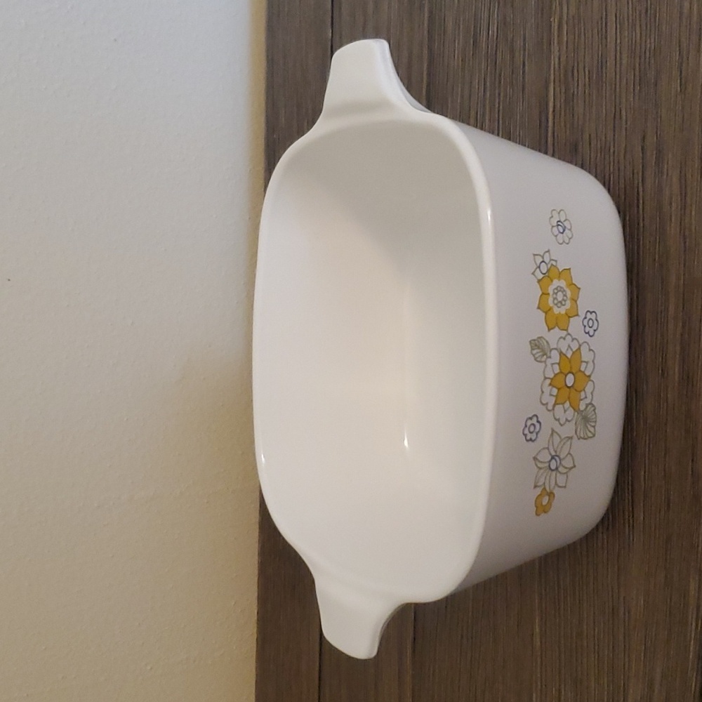 Corning Ware Floral Bouquet Vintage Mini Casserole Dish